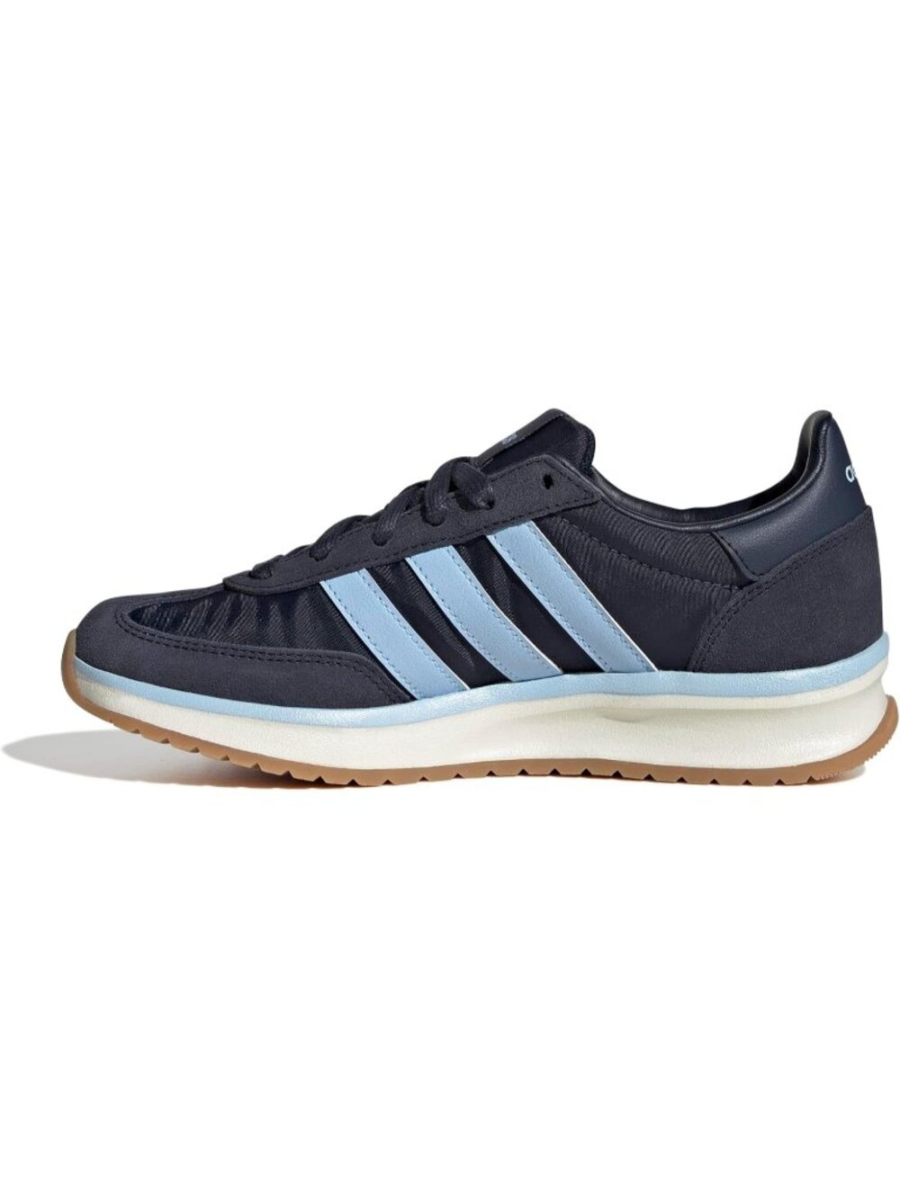 Womens Shadow Navy Blue Rubber Run 70s Lace-Up Closure Breathable Athletic Shoes